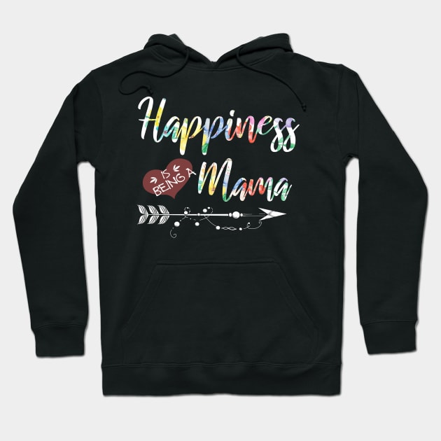 happiness is being a mama Hoodie by gotravele store